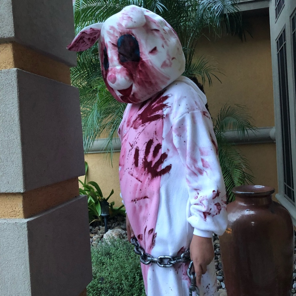 Bloody rabbit costume
